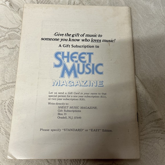 Vintage Sheet Music Magazine, Dec. 78,79 And 88. Three Issues Words and Music - Picture 3 of 13